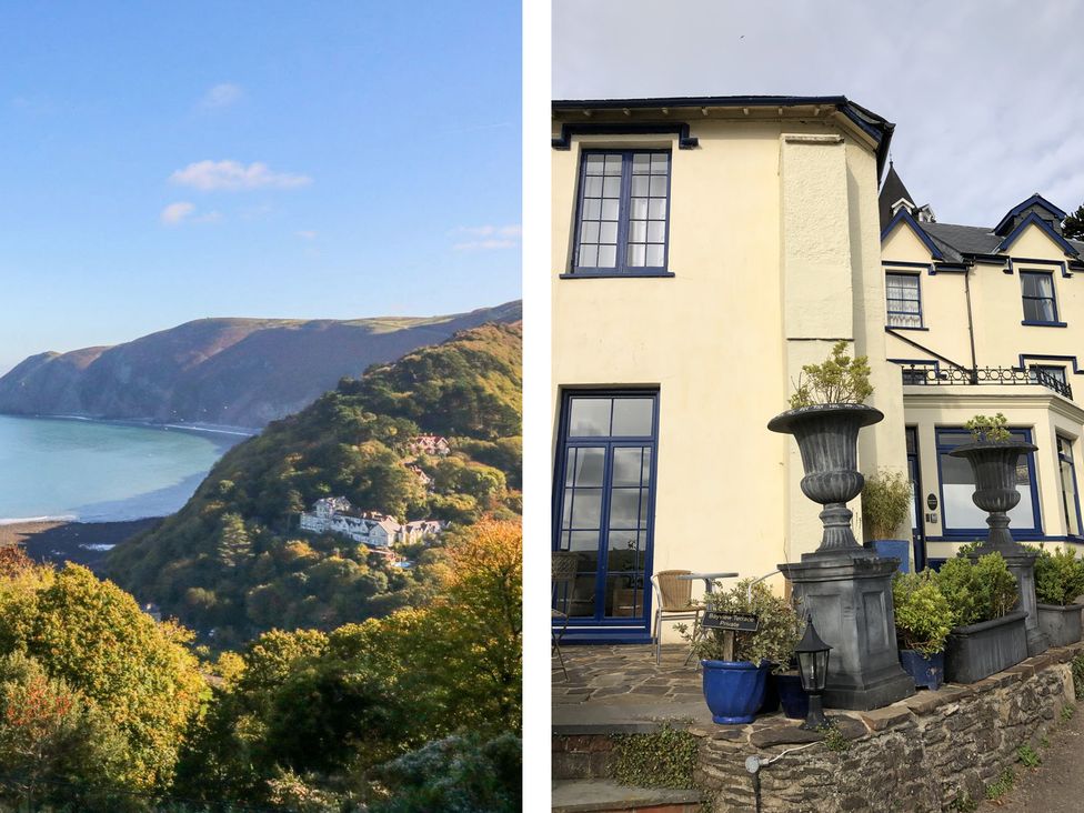 Lynton & Lynmouth sea view holiday cottage apartment; ideal coastal accommodation in North Devon 
                                            